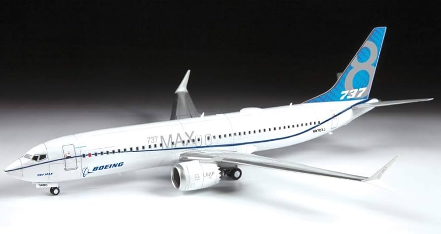 Amazon.com: ZVEZDA 7026 - Civil Airliner Boeing 737 MAX - Plastic