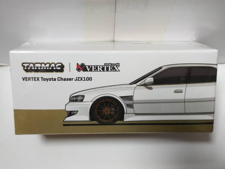 Amazon.co.jp: 1 64 Tarmac Works トヨタ VERTEX チェイサー 白 : おもちゃ