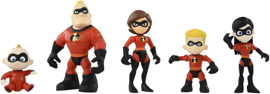 Amazon | Mr.インクレディブル・ファミリー フィギュアセット