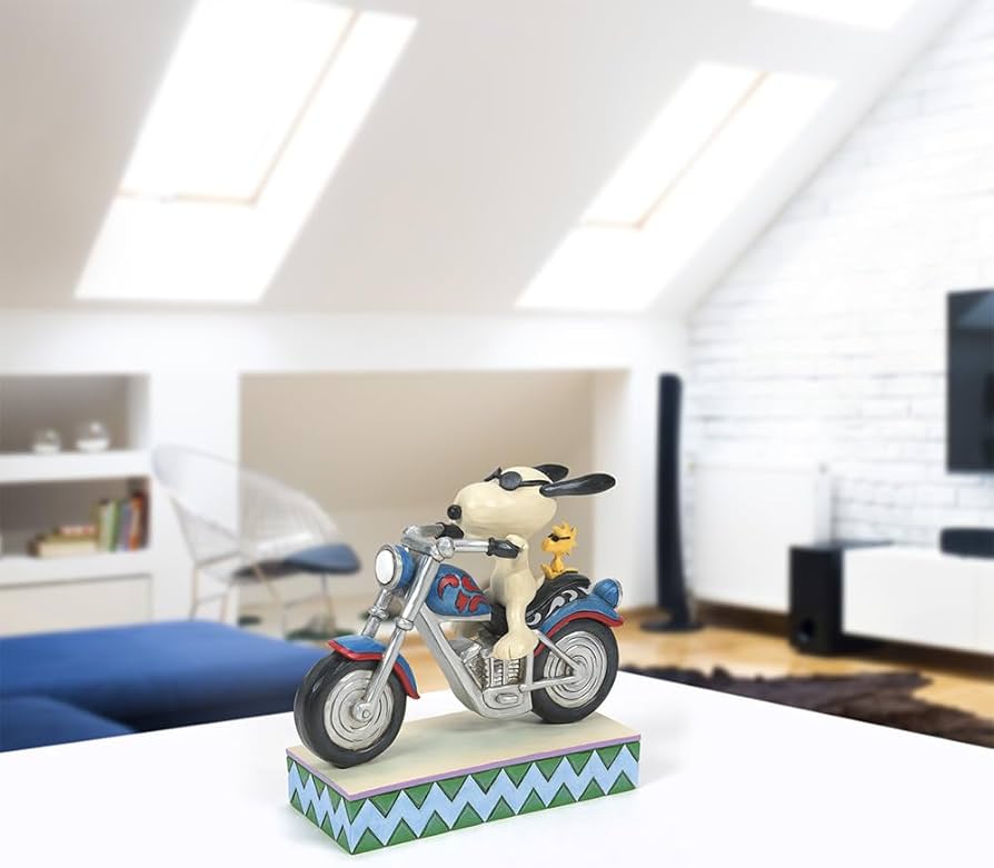 Amazon.co.jp: JIM SHORE スヌーピー&ウッドストック ライディング