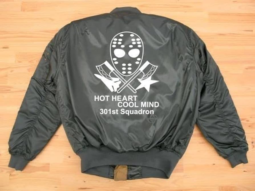 Amazon.co.jp: 航空自衛隊 第301飛行隊 カーキ プリントMA-1タイプ 白