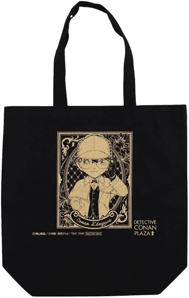Amazon.co.jp: 名探偵コナンプラザ限定 オリジナル BLACKトートバッグ