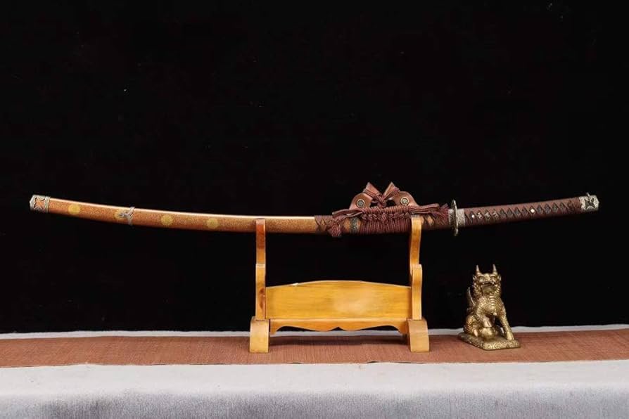 Amazon.co.jp: 〖徳川野太刀〗古兵器 武具 刀装具 徳川家康 Z1B0