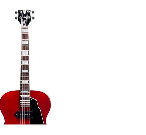 Amazon.com: GROTE Jazz Electric Guitar Hollow Body Chrome Hardware