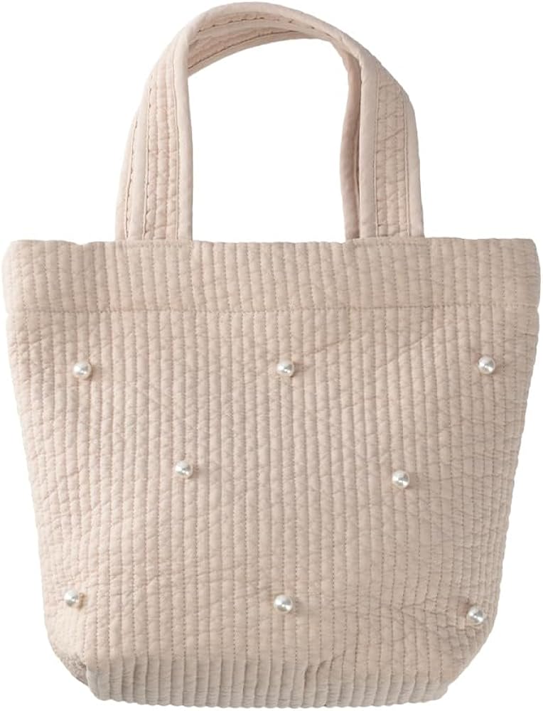 Amazon | [Susabi] ヌビバッグ DEAR パール (Cafe Beige) マチ付き