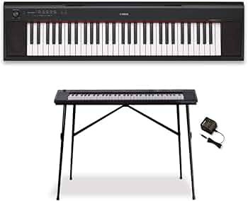 Amazon | YAMAHA ヤマハ 電子キーボード piaggero ブラック NP-12B