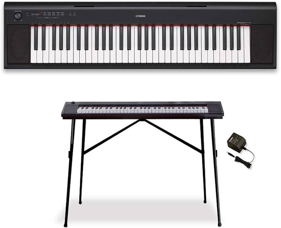 Amazon | YAMAHA ヤマハ 電子キーボード piaggero ブラック NP-12B