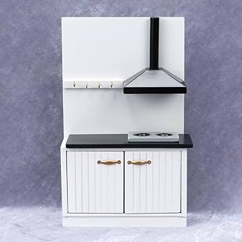 Amazon.co.jp: ドールハウス ミニチュア 家具 木製キッチンセット 食堂