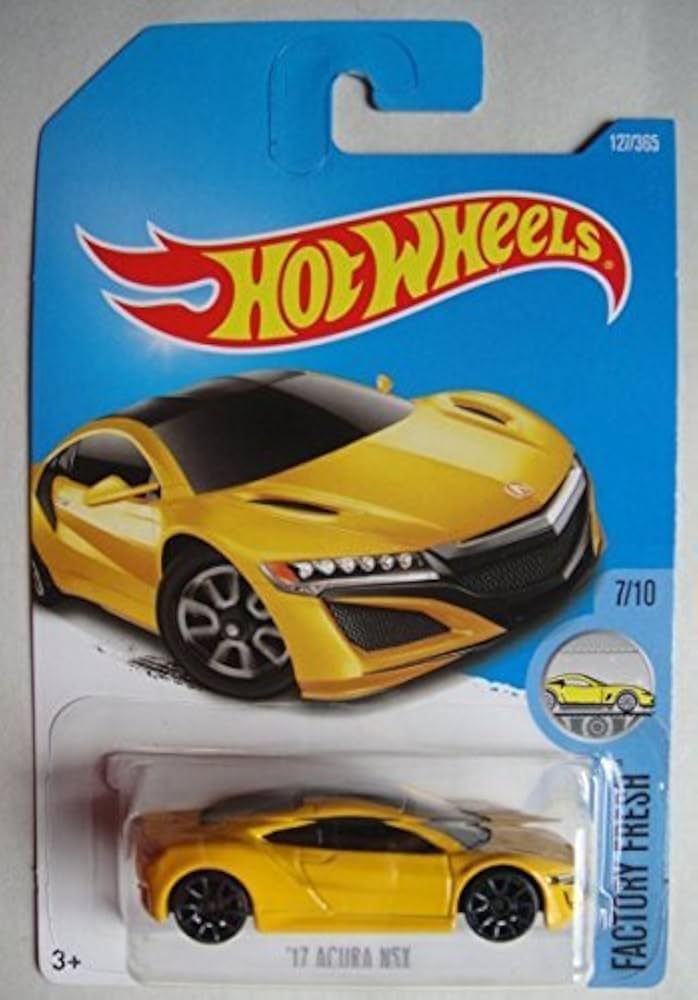 Amazon.com: Hot Wheels 2017 Factory Fresh '17 Acura NSX 127/365