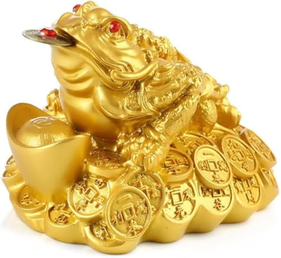 Amazon.co.jp: Diexgiy 金蟾 財を集めるカエル 摆件 三脚 銭蛙 カエル