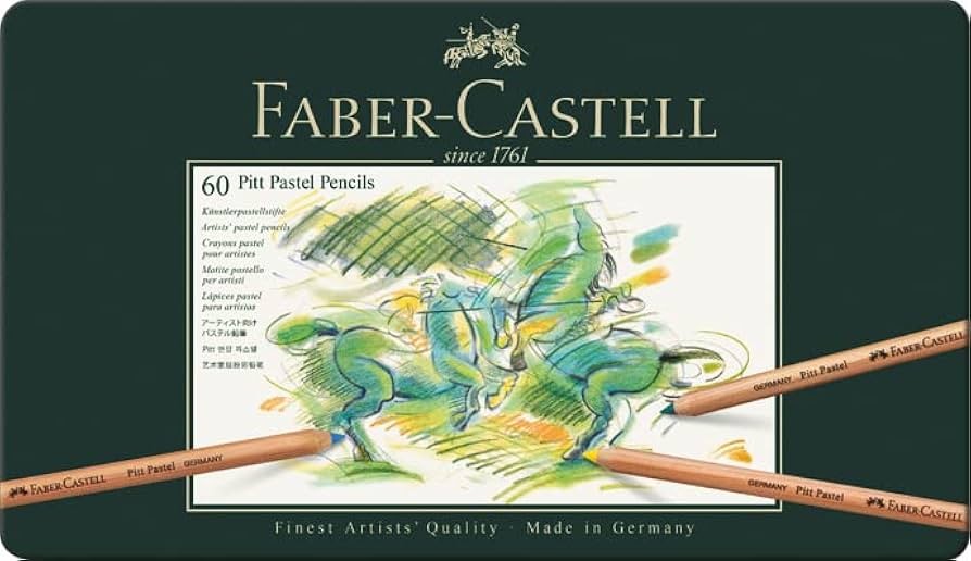 Amazon.co.jp: ファーバーカステル ピットパステル色鉛筆 60色セット