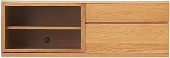 Amazon.co.jp: 無印良品 木製AVラック 幅150×奥行44×高さ50.5cm オーク