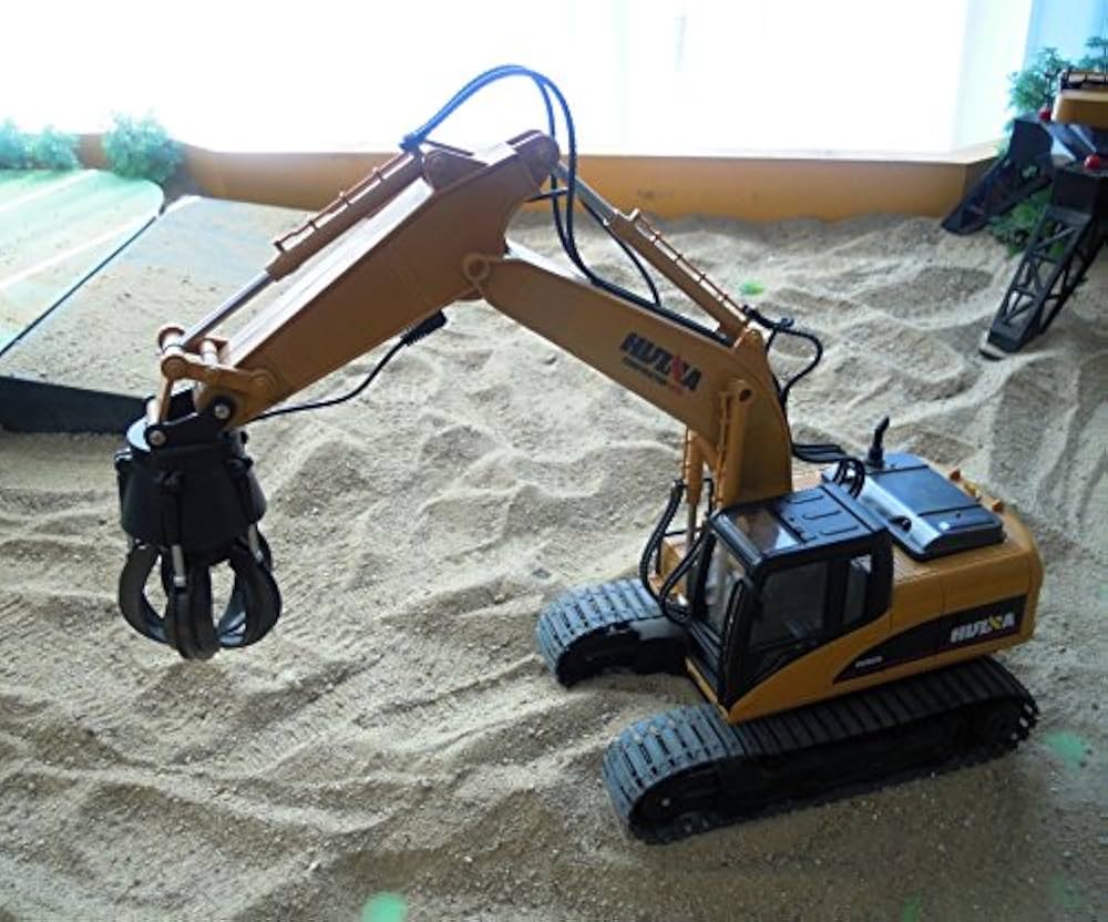 Amazon.co.jp: 1/14サイズ 2.4GHzデジタルプロポ方式 パワーショベル