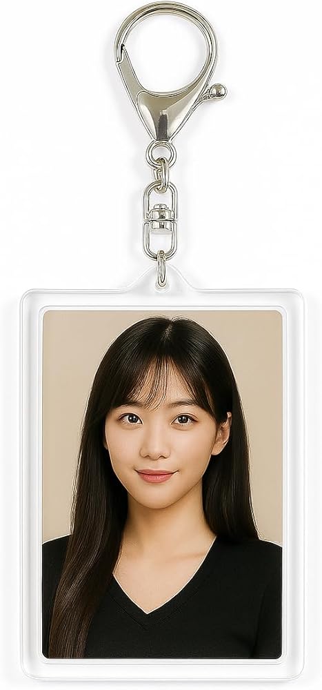 Amazon.co.jp: 【Lupio】 フォトカードキーホルダー 推し活用 | 55