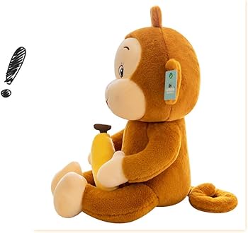 Amazon｜[LSDZW] 猿 ぬいぐるみ 30cm リアルぬいぐるみ 動物 アニマル