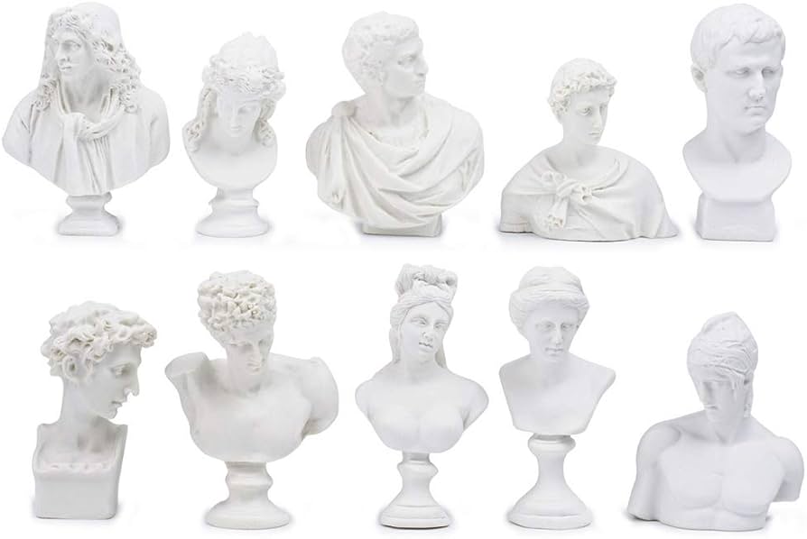 Amazon.co.jp: IADSFSV(ひさこ) 石膏像 ミニチュア フィギュア