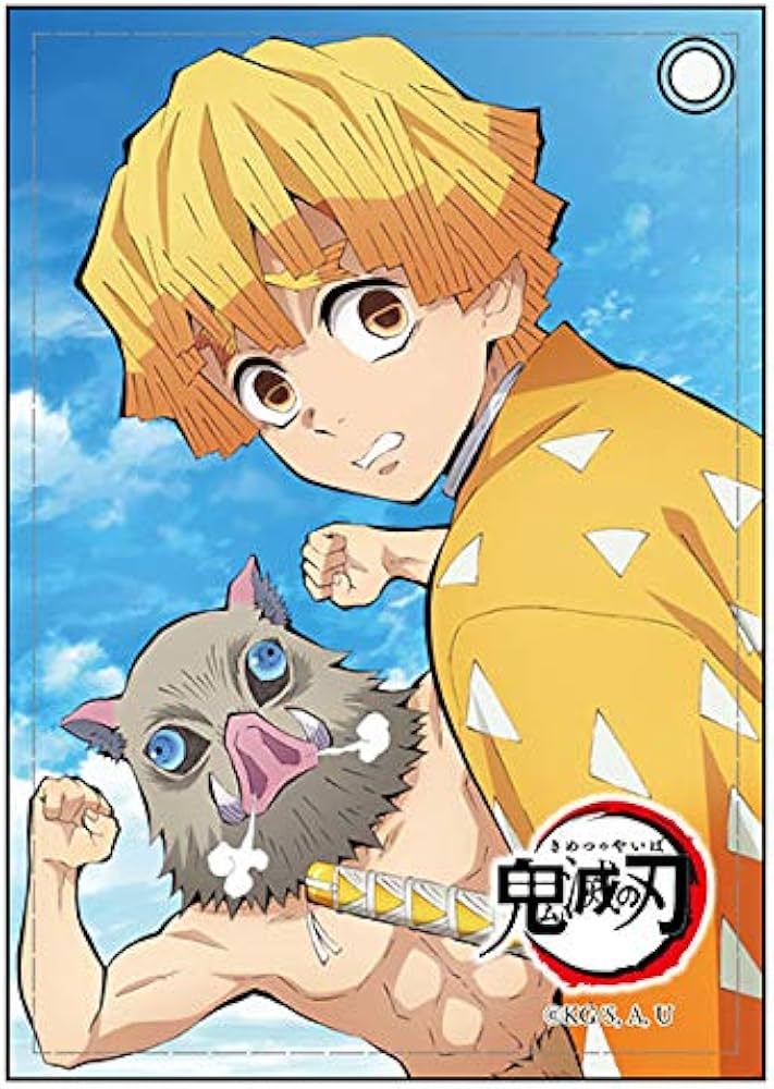 Amazon.co.jp: 鬼滅の刃 合皮パスケース 我妻善逸＆嘴平伊之助 : おもちゃ