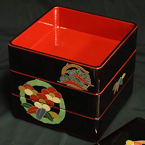 Amazon | 重箱 3段 日本製 国産 会津漆器 6.5 三段本重 雅松竹梅 溜 内