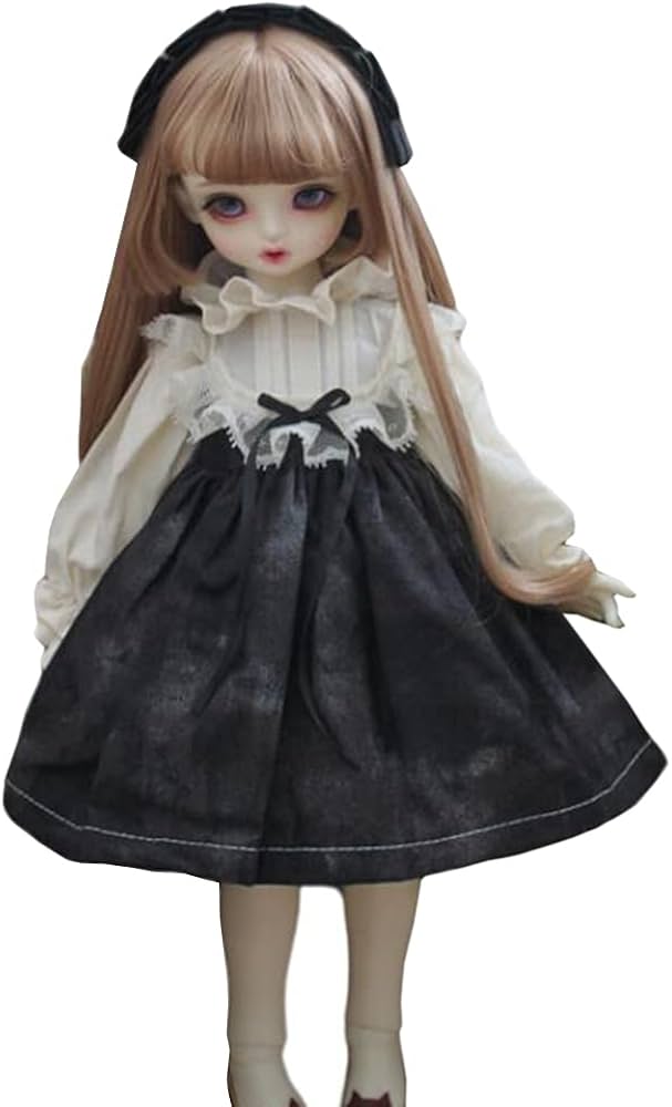 Amazon | 1/6 1/4 1/3ドール服 人形服 ワンピース 人形ドレス メイド服