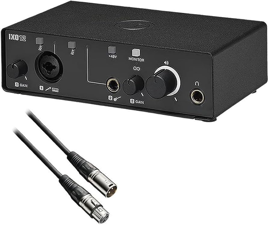 Amazon.co.jp: IXO12 ブラック USB オーディオインターフェイス