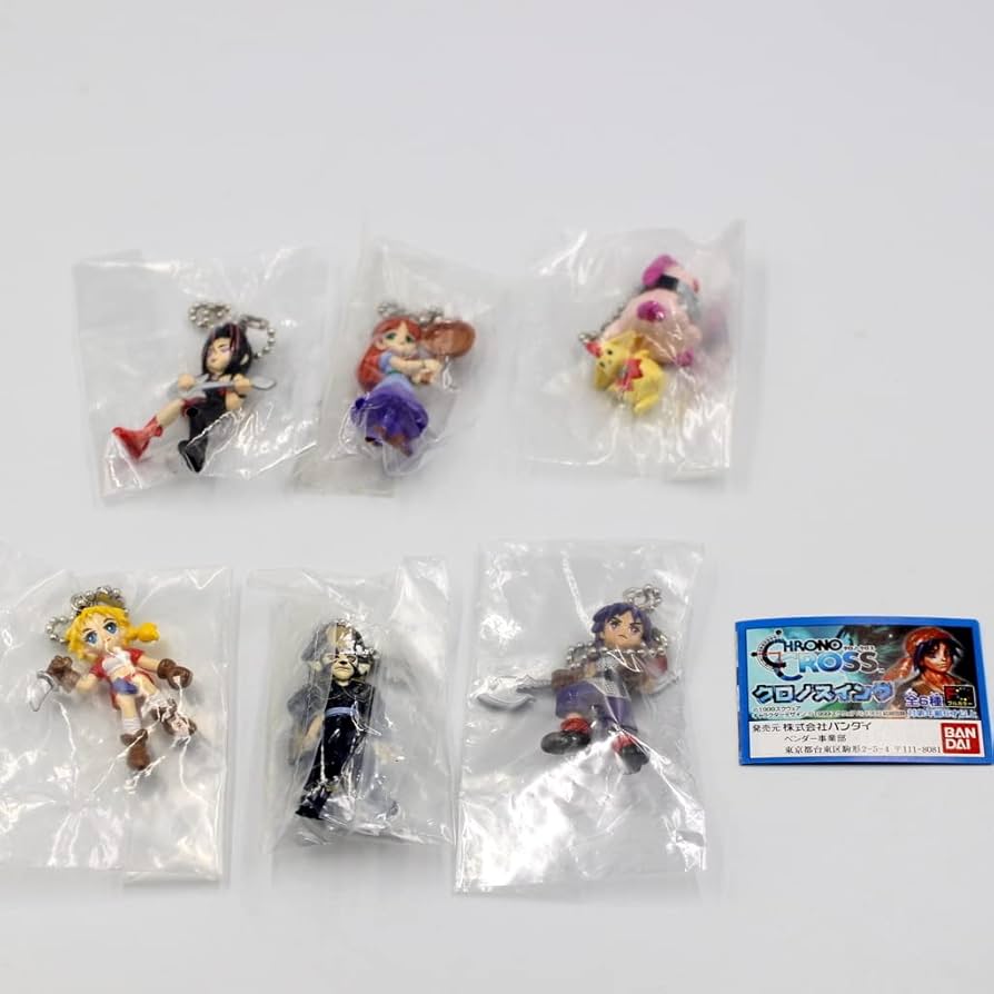 Amazon | クロノクロス フィギュア キーホルダー スイング 全6種セット