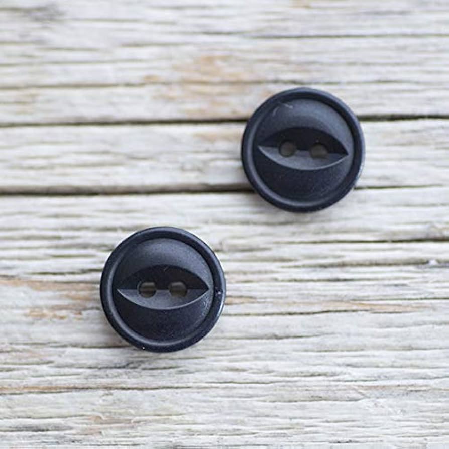 Amazon | 【丸型キャッツアイ（猫目）】ナットボタン ＃ONT08H 2穴