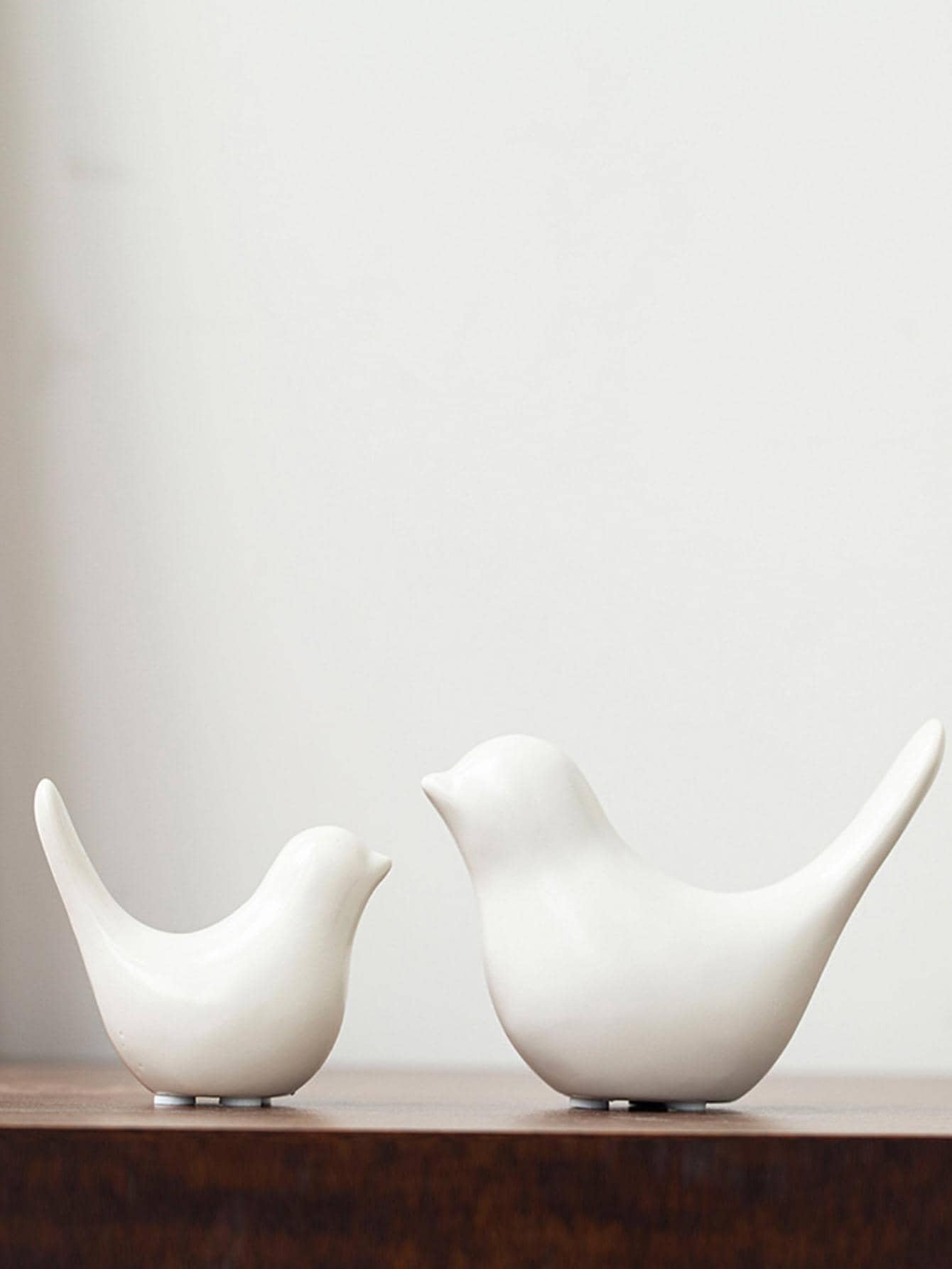 Amazon.co.jp: 北欧ホームデコレーション セラミックバード 鳩 大小2個