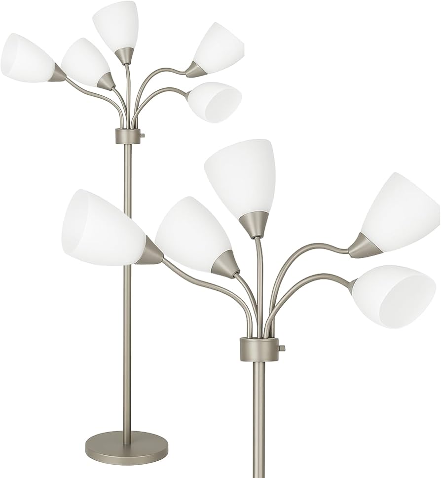 Amazon.co.jp : Light Accents メデューサ シルバー フロアランプ