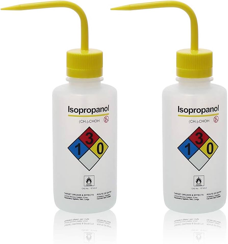Amazon.com: Labvida 2pcs of Safety Wash Bottles, Vol.500ml 17oz