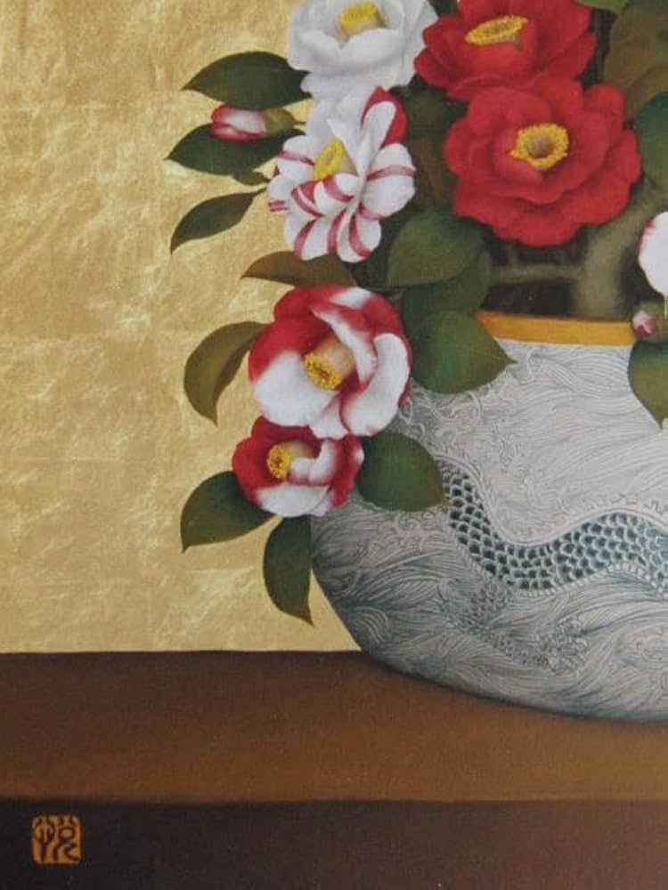 Amazon.co.jp: 黒田悦子 青龍春嬌 画集より 高級額 額装付 : おもちゃ