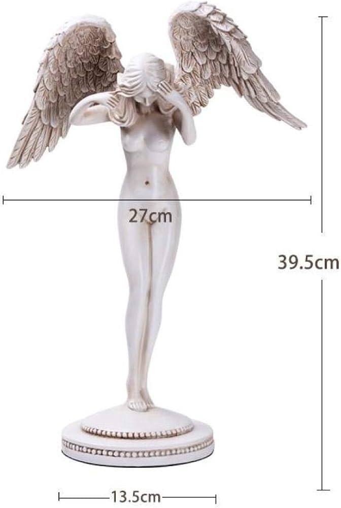 Amazon.co.jp: 彫刻彫刻像のキャラクター天使の羽彫刻ボディーアート