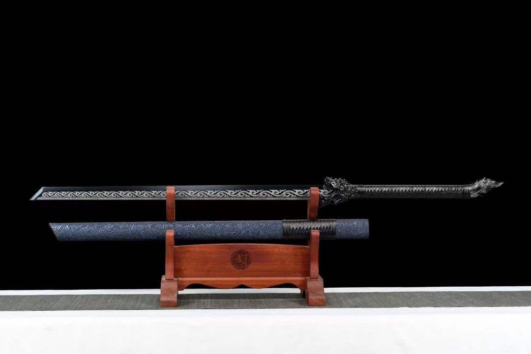 断魂中金唐横刀-高性能マンガン鋼 古兵器 武具 刀装具 日本刀 模造刀