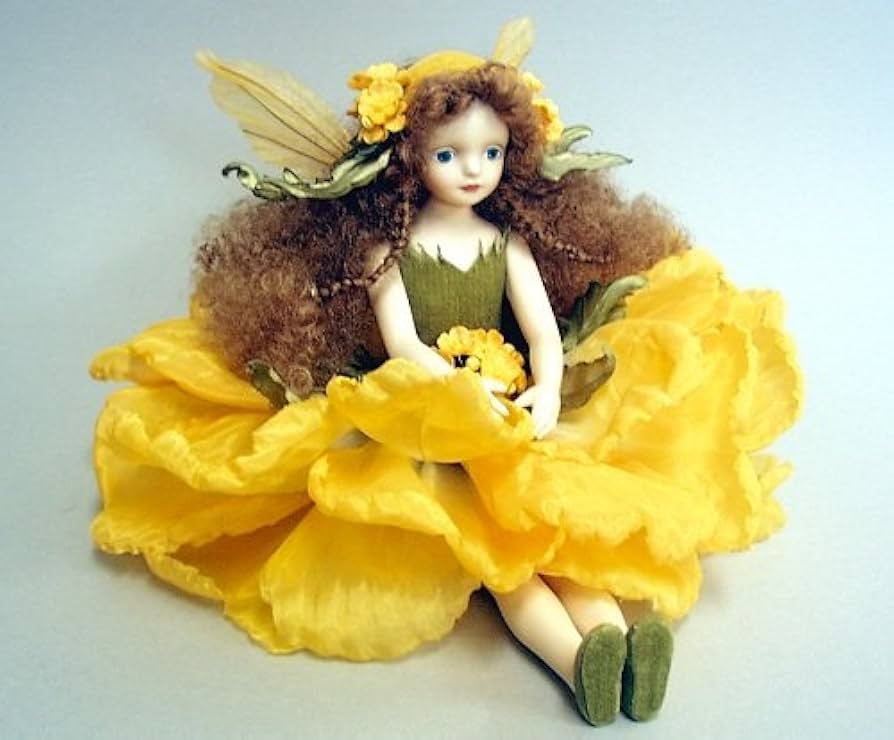 Amazon.co.jp: 若月まり子ビスクドール お花の妖精 エルフィン