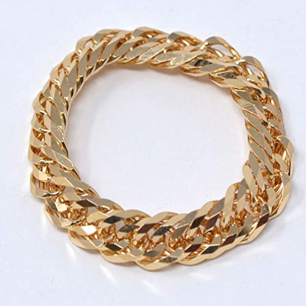 Amazon | [ジュエリーコトブキ] K18 喜平 リング 指輪 トリプル12面 18