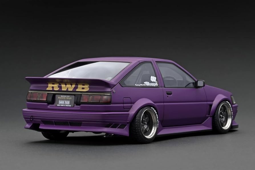 Amazon | ignition model 1/18 RWB AE86 Matte Purple 完成品