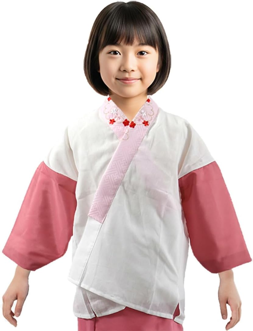 Amazon | 七五三 うそつき 襦袢 日本製 [なごみや] 子供用 半衿付き