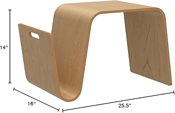 Amazon.com: OFFI & Co. Authentic Mag Table in Birch : Home & Kitchen