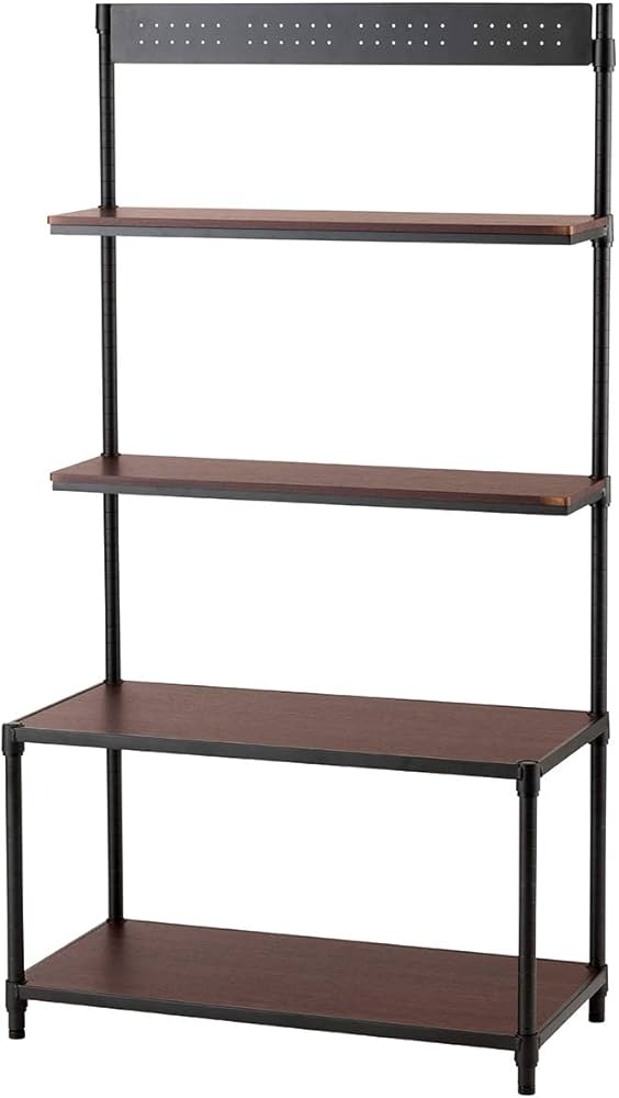 Amazon｜ドウシシャ ルミナス ノワール テレビ台 壁面収納 4段 幅80