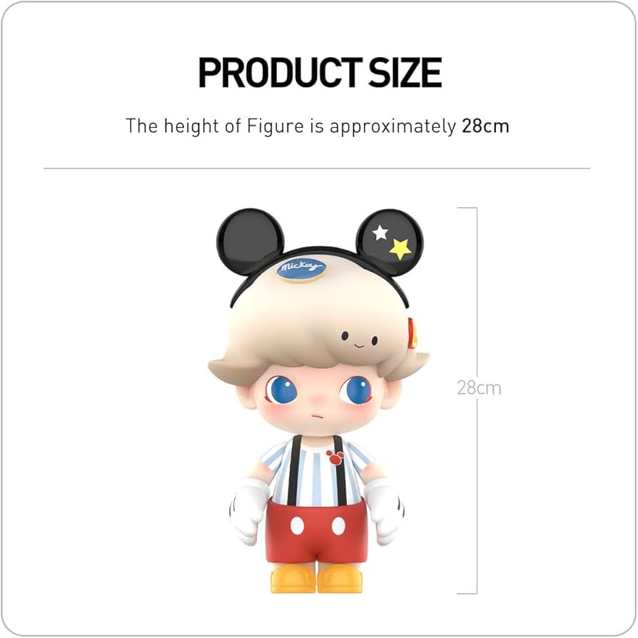 Amazon.co.jp: POP MART MEGA JUST DIMOO 400% Mickey Mouse : おもちゃ