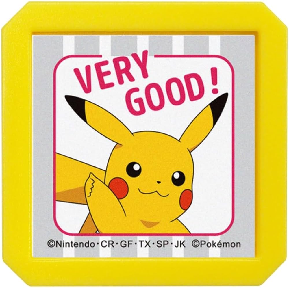 Amazon.co.jp: こどものかお スタンプ Nポケモン浸透印SQ ピカチュウ