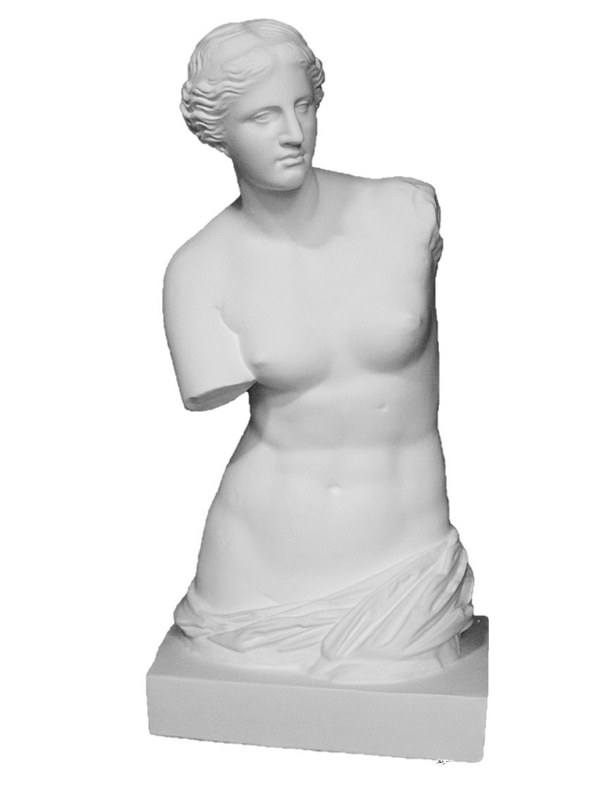 Amazon.co.jp: 石膏像 H－002 ミロ島ヴィーナス半身像（縮小） H