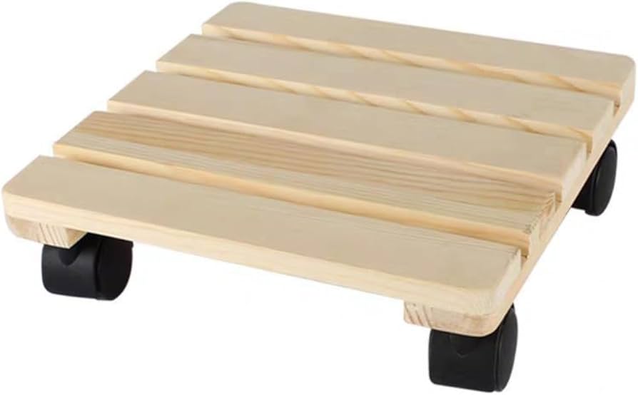 Amazon.co.jp: [GZGZ] 花台キャスター付角型 キャスター付で移動も