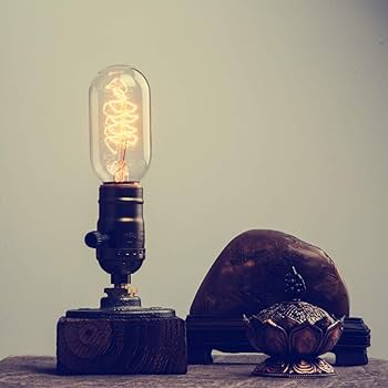 XIHOME Industrial Steampunk Desk Lamp,Vintage Steam Punk Piping