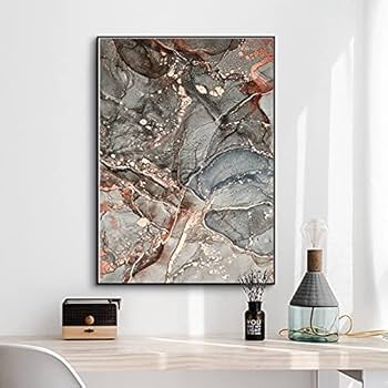 Amazon.co.jp: インテリア モダンな抽象アートパネル大理石の