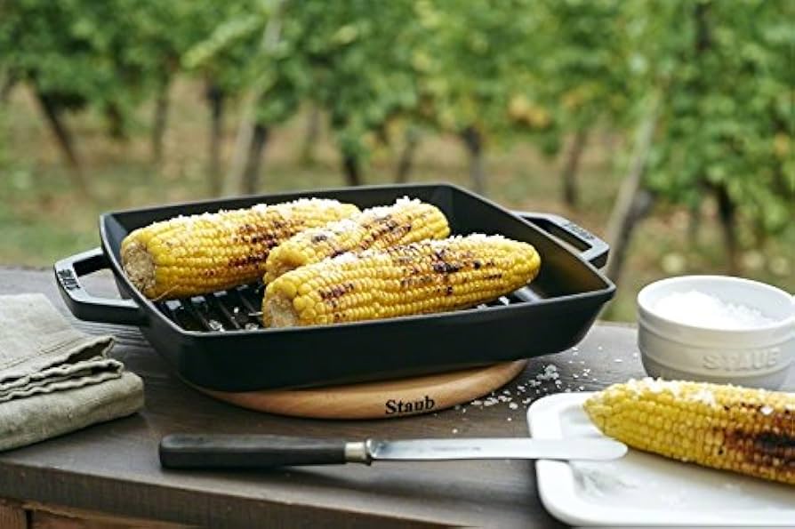 Amazon｜staub ストウブ 「 ピュアグリル スクエア ブラック 23cm