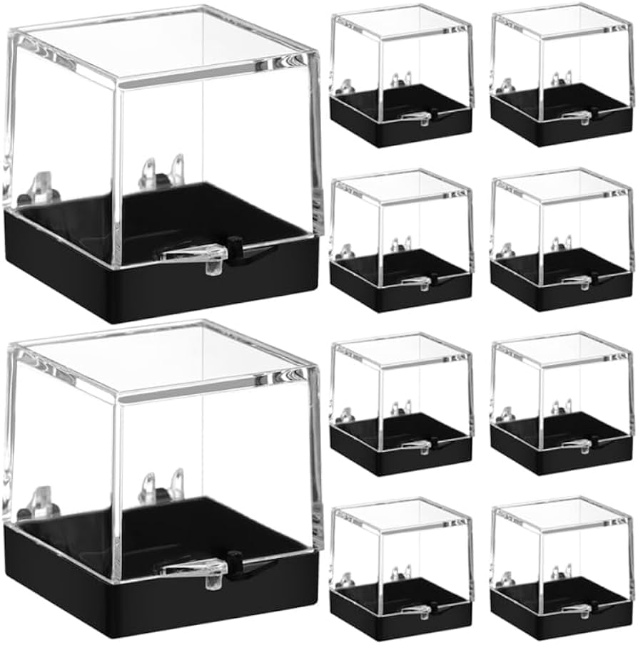 Amazon.co.jp: TOPPERFUN 10個セット 透明プラスチック製 1.4インチ