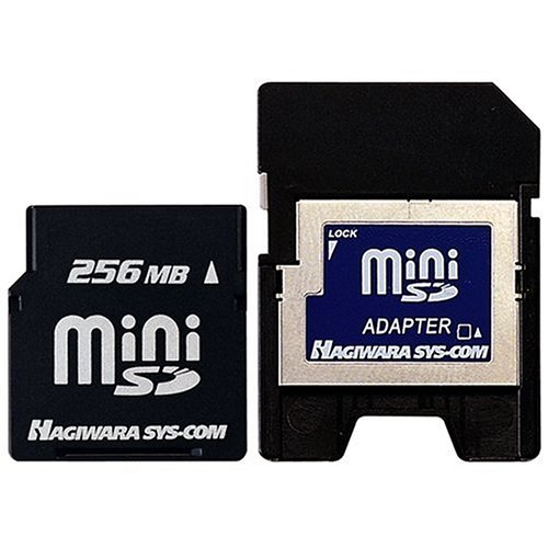 Amazon | ハギワラシスコム miniSDメモリーカード HNT-MN256TA 256MB