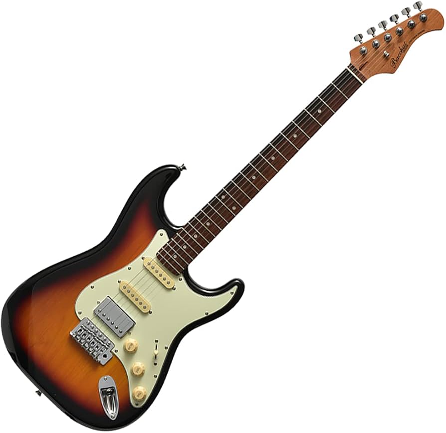 Amazon.co.jp: BACCHUS BST-2-RSM/R 3TS Electric Guitar : Musical