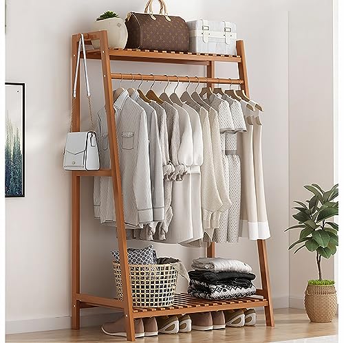 収納付き ハンガーラック 木製」の人気商品一覧 | 安い商品を通販