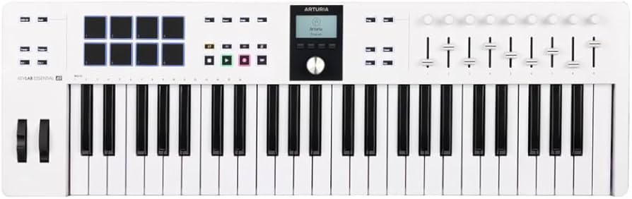 Amazon.com: Arturia KeyLab Essential 49 mk3 MIDI Controller Bundle